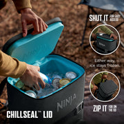 Shark Portable Misting Fan & Ninja 36 Can Backpack Cooler Bundle