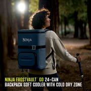 Ninja FrostVault™ 24 Can Backpack Cooler in Charcoal Gray