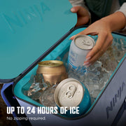 Ninja FrostVault™ 24 Can Backpack Cooler in Charcoal Gray