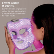 Shark CryoGlow™ LED Face Mask & Charging Stand in Starlight Dream