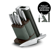 Ninja NeverDull Pro 11-Piece Premium Kitchen Knife Set & Steak Knives in Forest Sage